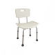Sedia da bagno | Altezza regolabile | Alluminio | Schienale | Olivo | Mobiclinic - Foto 1