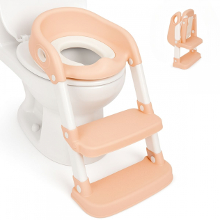 Seduta WC per bambini | Confortevole | Sicuro | Con scaletta | Antiscivolo | Regolabile | Pieghevole | Lala | Mobiclinic