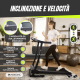 Tapis roulant piegante|Altoparlante Bluetooth |12km/h|Sistema elevazione|App Schermo LCD 139x62x114|Silenzioso|ETNA |Mobiclinic - Foto 6
