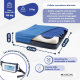 Cuscino antidecubito ad aria | Celle alternate | Con compressore | Regolabile | ARES | Mobiclinic - Foto 1
