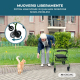 Deambulatore pieghevole | Seduta e schienale | Alluminio | Cesto | Per anziani | Verde | Prado | Mobiclinic - Foto 6