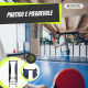 Tavolo da ping pong | Pieghevole | Design professionale | Ruote a 360° | Rete, racchette e palline | Tokyo | Blu | Mobiclinic - Foto 4