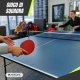 Tavolo da ping pong | Pieghevole | Design professionale | Ruote a 360° | Rete, racchette e palline | Tokyo | Blu | Mobiclinic - Foto 7