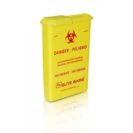 Porta aghi | Contenitore per taglienti | Giallo | Elite Bags