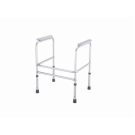 Maniglione bagno | WC | Ausili per la vita quotidiana | Alluminio | Regolabili | 6 altezza diverse