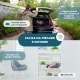 Sedia a rotelle da transito | Pieghevole | Alluminio | Freni sull'impugnatura | Quadri scozzesi | Neptuno | Mobiclinic - Foto 5