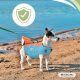 Giubbotto di salvataggio per cani | Imbragatura regolabile | Guinzaglio ad anello | Maniglia | Pinna | Sharky | L | Mobiclinic - Foto 5
