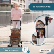 Carrello spesa deambulatore per anziani| 4 ruote | Pieghevole | Con borsa | Con freni| Con stampa | Coliseo | Mobiclinic - Foto 5