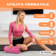 Rullo massaggiante | Gommapiuma | 14 x 33 cm | Versatile | Leggero | Previene gli infortuni | Arancione | FitRoller | Mobiclinic - Foto 12