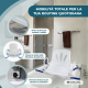 Sedia per bagno girevole | Braccioli | Schienale | Anatomico | 360º | Lago | Mobiclinic - Foto 4
