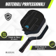 Set da pickleball | 4 racchette | 4 palline | Rete con ruote | Borsa per il trasporto | Grip antiscivolo | Mobiall | Mobiclinic - Foto 3