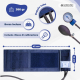 Misuratore di pressione aneroide | Pressione arteriosa | Due uscite | Comodo | Adattabile | Blu | Mobiclinic - Foto 1