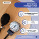 Misuratore di pressione aneroide | Pressione arteriosa | Due uscite | Comodo | Adattabile | Blu | Mobiclinic - Foto 2