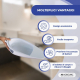 Cuneo sanitario | Capacità 2500 ml | Leggero e resistente | Anatomico | Uso domestico e clinico | Seren | Mobiclinic - Foto 5