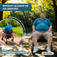 Deambulatore bariatrico | Pieghevole | Fino a 204kg | Alluminio | Freni | Ruote 360º | Cestino | Madeira | Mobiclinic - Foto 4