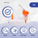 Nebulizzatore ad aria compressa | 2 maschere + boccaglio | Silenzioso | USB | Portatile e leggero | Nebumobi2 | Mobiclinic - Foto 6