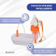 Nebulizzatore ad aria compressa | 2 maschere + boccaglio | Silenzioso | USB | Portatile e leggero | Nebumobi2 | Mobiclinic - Foto 7