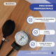 Pack tensiometro da braccio manuale e Fonendoscopio | Stetoscopio in alluminio a doppia campana | Mobiclinic - Foto 3