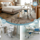Sedile per doccia con comoda | Comoda rimovibile da 4,3 litri | Poggiapiedi e braccioli | Ruote con freni | Rope | Mobiclinic - Foto 3