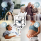 Sedile del water con comoda | Comoda rimovibile da 4,3 litri | Poggiapiedi e braccioli | Ruote con freni | Rope | Mobiclinic - Foto 7
