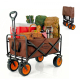Carrello trasporto giardino spiaggia |Maniglia regolabile |94x56,5x77cm|Pieghevole |Ruote larghe 360° | Duna Pro Plus|Mobiclinic - Foto 1