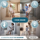 Sgabello doccia | Accessori bagno | Regolabile in altezza | Seduta extra-comoda| Gommini antiscivolo | San Fermín | Mobiclinic - Foto 5