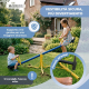Dondolo per bambini | Rotazione a 360° | 2 posti | 200 x 66 x 35 cm | Presa comoda | Sicuro | Mobifun | Mobiclinic - Foto 4