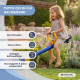 Dondolo per bambini | Rotazione a 360° | 2 posti | 200 x 66 x 35 cm | Presa comoda | Sicuro | Mobifun | Mobiclinic - Foto 6