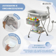 Vaschetta per neonati | Altezza regolabile | Pieghevole | Ruote con freno a 360º | Cuscino | Bubba Max | Mobiclinic - Foto 8