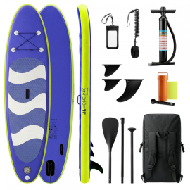 Tavola da paddle gonfiabile | 315x78x15cm | Max 150kg | Pagaia...