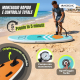 Tavola da surf gonfiabile | 320 x 83 cm |Pagaia regolabile | Pompa | Cintura di sicurezza | Zaino da viaggio | Lilo | Mobiclinic - Foto 4