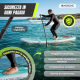 Tavola da surf gonfiabile | 320 x 83 cm |Pagaia regolabile | Pompa | Cintura di sicurezza | Zaino da viaggio | Lilo | Mobiclinic - Foto 5