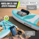 Tavola da surf gonfiabile | 320 x 83 cm |Pagaia regolabile | Pompa | Cintura di sicurezza | Zaino da viaggio | Lilo | Mobiclinic - Foto 6