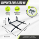 Barra per trazioni da parete | Con ganci per accessori | Include kit per l'ancoraggio | Fino a 250 kg | Modello K2 | Mobiclinic - Foto 1