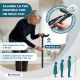 Bastone pieghevole | Per mancini | Altezza regolabile | Impugnatura ergonomica | Puntale antiscivolo | FlexGo | Mobiclinic - Foto 5