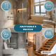 Maniglione pieghevole per bagno | Porta carta igienica | Doppia barra | Fino a 250 kg | Acciaio | Hood | Mobiclinic - Foto 6