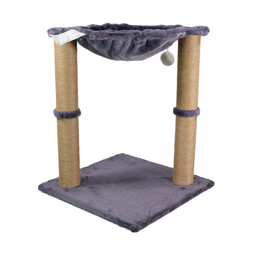 Tiragraffi Per Gatti Modello Silvestre - Con Piattaforme, Ripari E Corda Di Sisal, Grigio, Supporto 10 Kg - Foto 8