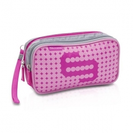 Pink isothermal diabetic kit bag