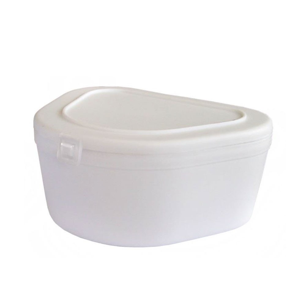 Container voor kunstgebit, doosje voor gebitsprothese, 1 stuks