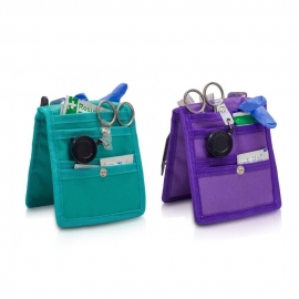 Elite Bags, Pack of Keen's, Pack of 2 Nursing Organisers for Gown, Purple and Green, Saving Pack