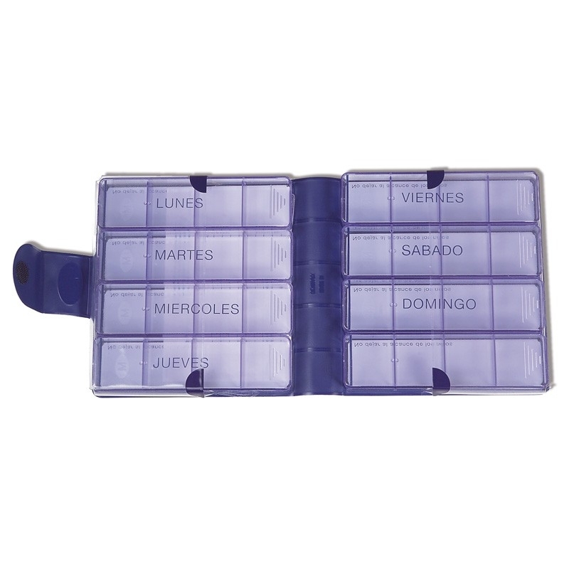 Large weekly pill box, 8 containers, medimax, mobiclinic (Ayudas tecno dinámicas)