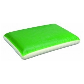 Viscoelastic Pillow, Foam + Gel, Rectangular, 55 x 37 x 10 cm, Duolux