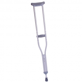Axillary Crutch for Kids, Resistant Aluminium, Height-Adjustable, 1 Unit