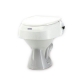 3-position adjustable toilet seat riser with lid - Foto 1
