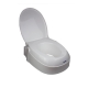 3-position adjustable toilet seat riser with lid - Foto 2