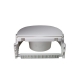 3-position adjustable toilet seat riser with lid - Foto 6
