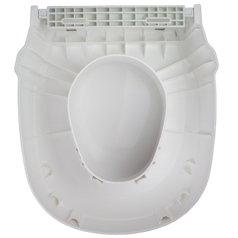 3position adjustable toilet seat riser with lid