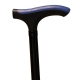 T-handvat wandelstok | Advance aluminium | Opvouwbare en uitschuifbare stok | Blauw - Foto 1