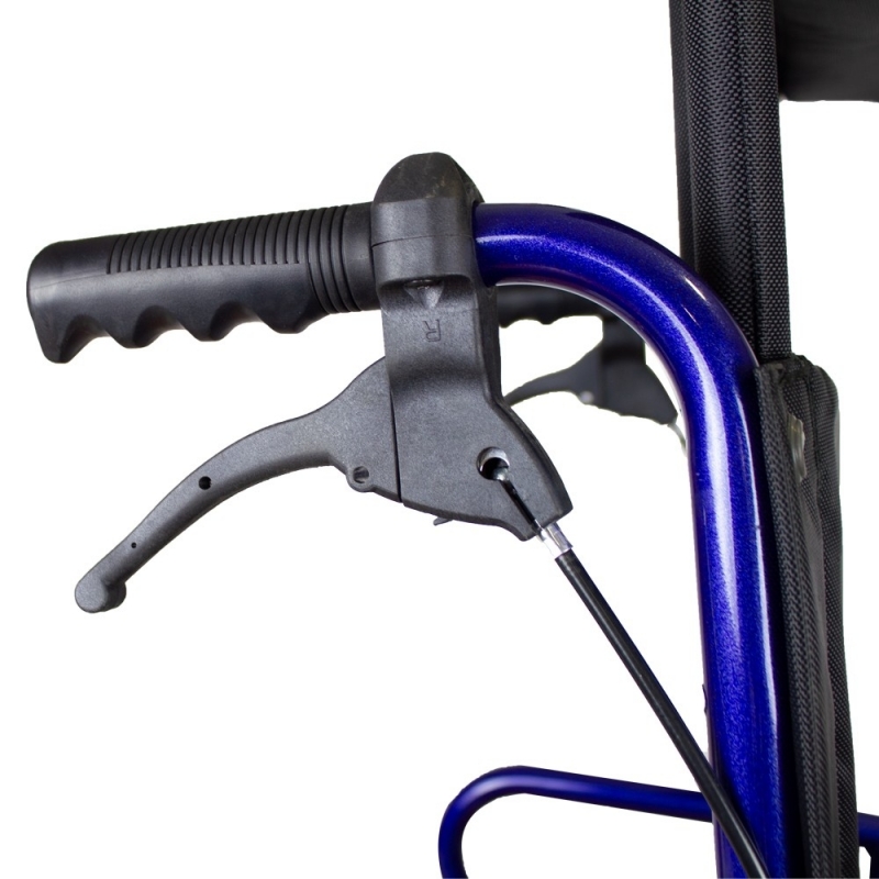 Foldable Wheelchair Brakes on the Handles Black Esfinge Mobiclinic