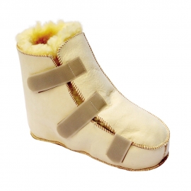 Lambskin premium bootie | With natural wool |small size right foot